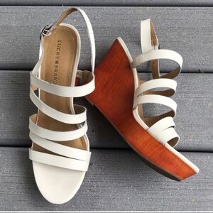 Lucky Brand Strappy Wedges